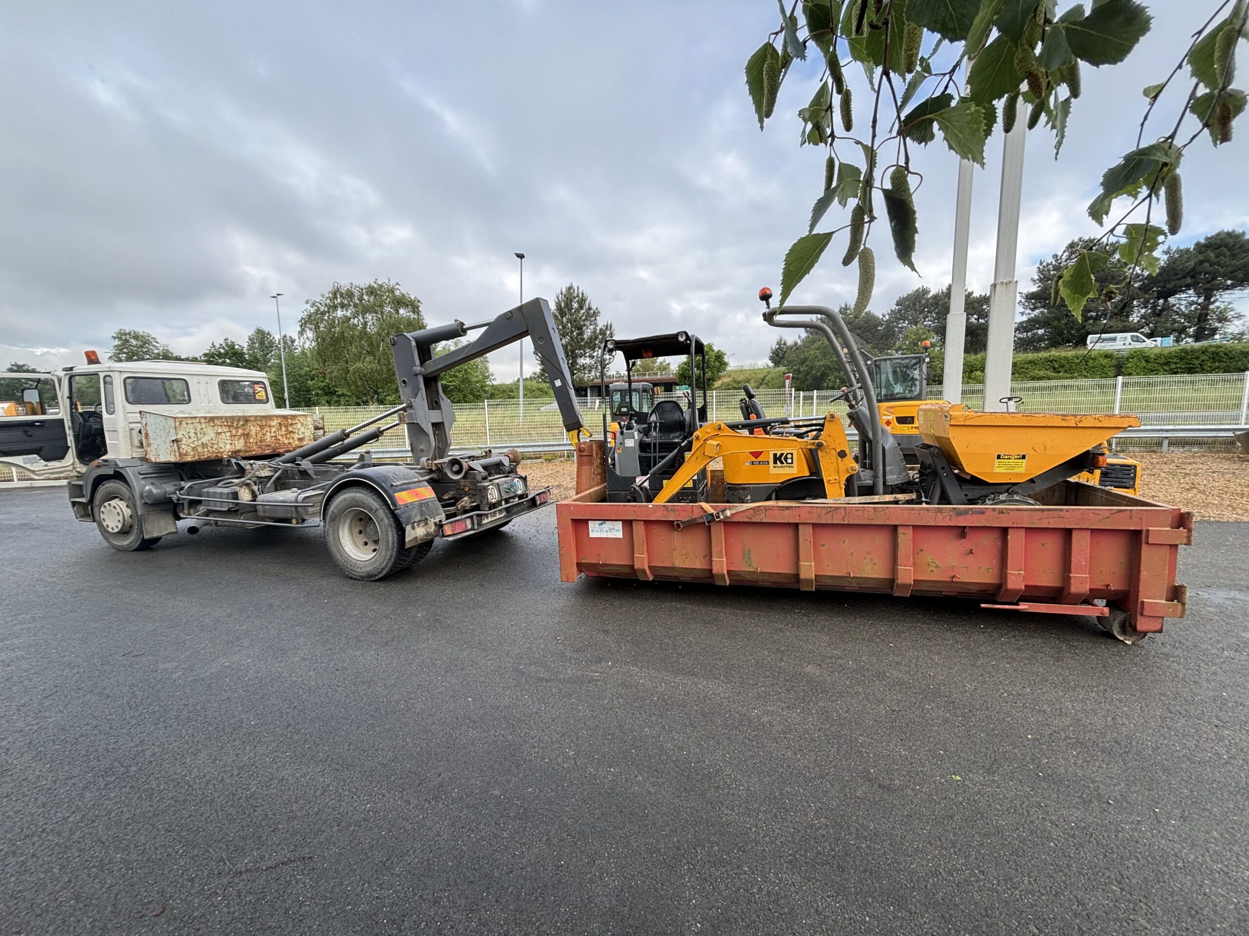 location pose de benne ruaudin